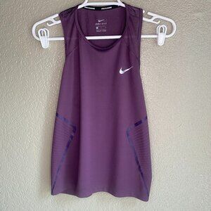 Nike Running Dri-Fit Racerback Athletic Tank Top Women's Size L Purple